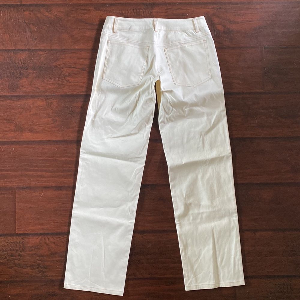 Miaou Cream Straight-Leg Pants - Picture 3 of 6
